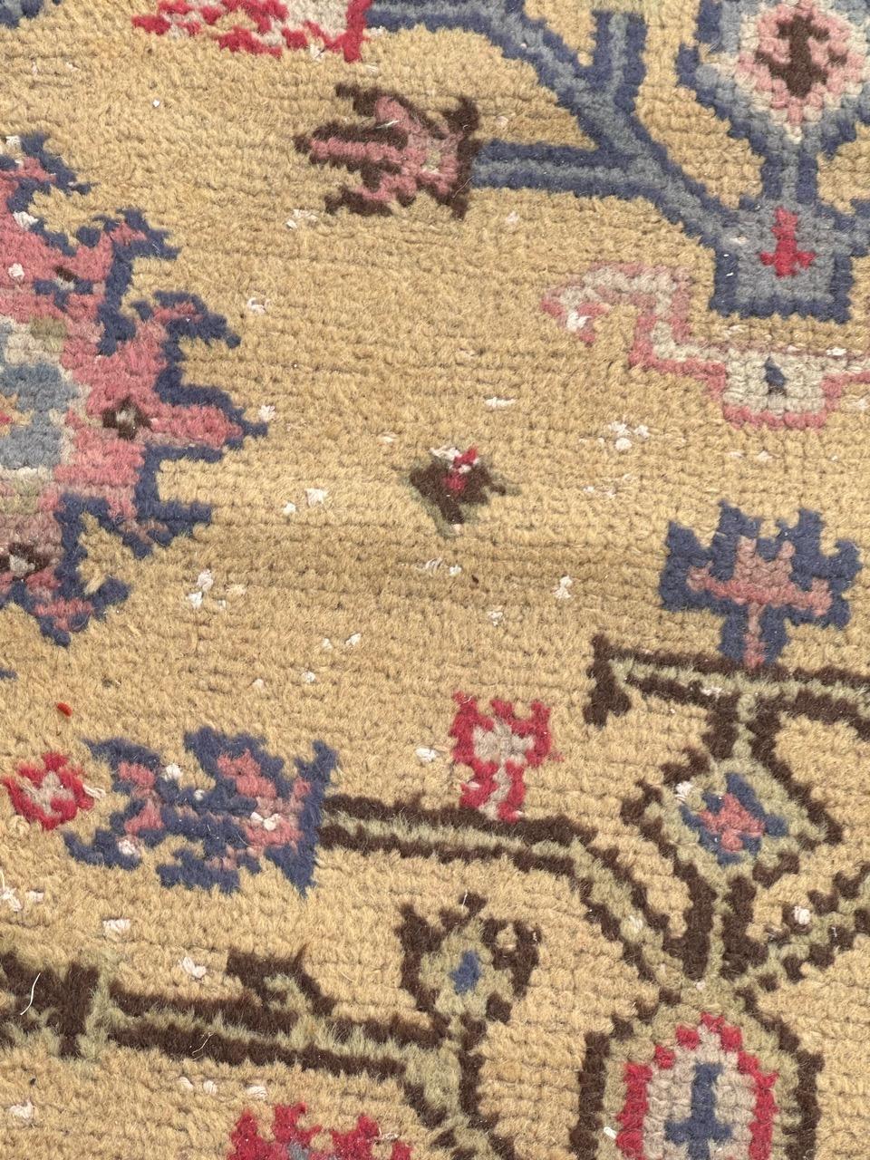 Hand-Knotted Nice antique large Turkish rug For Sale