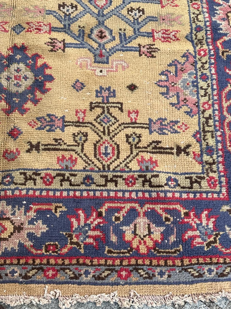 Nice antique large Turkish rug In Good Condition For Sale In Saint Ouen, FR