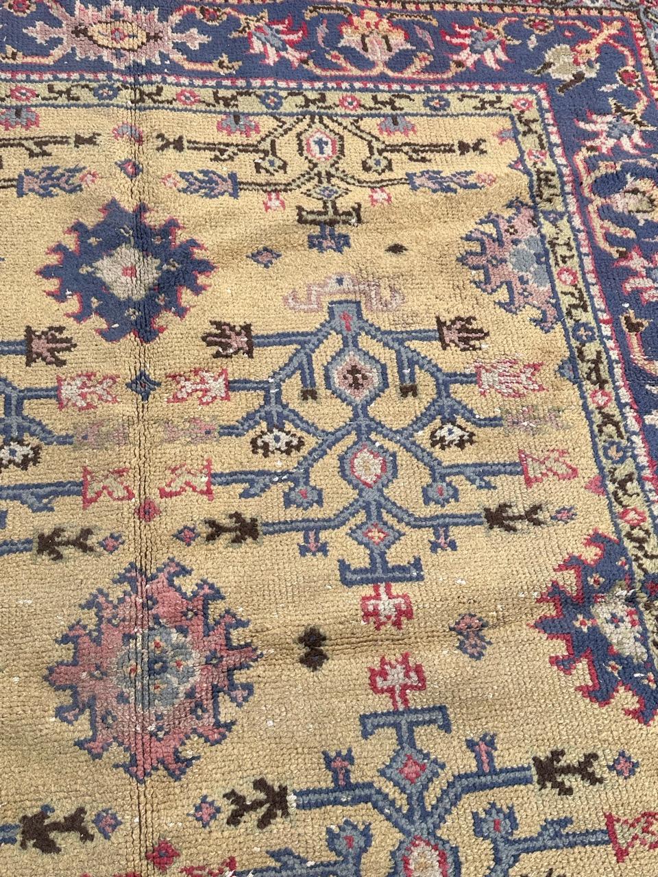 19th Century Nice antique large Turkish rug For Sale