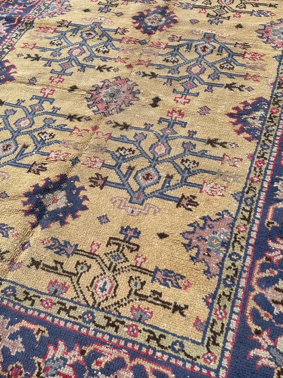 Nice antique large Turkish rug For Sale 1