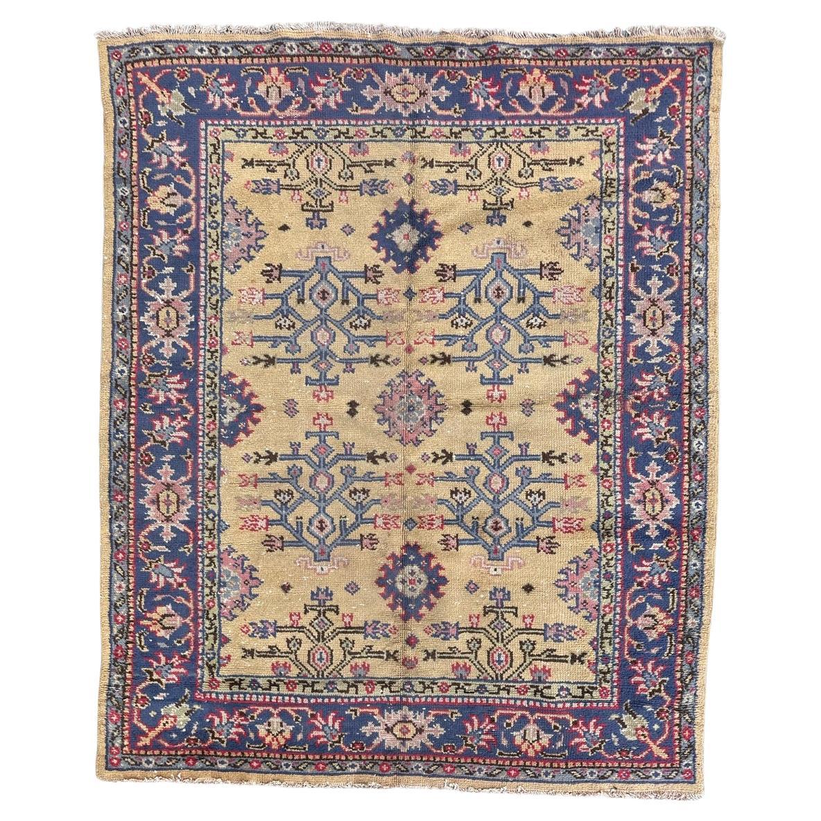 Nice antique large Turkish rug For Sale