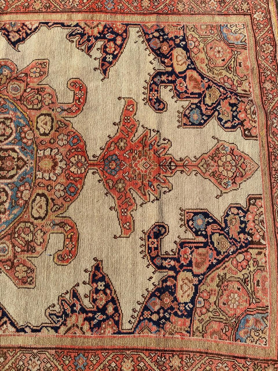 Nice Antique Malayer Rug In Good Condition In Saint Ouen, FR
