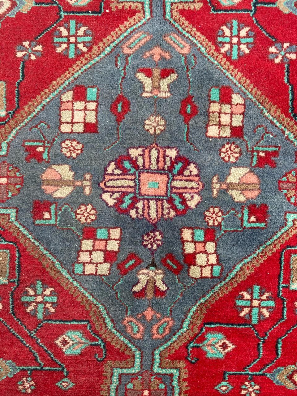 Bobyrug's Schöner Antiker Malayer Teppich (Rustikal) im Angebot