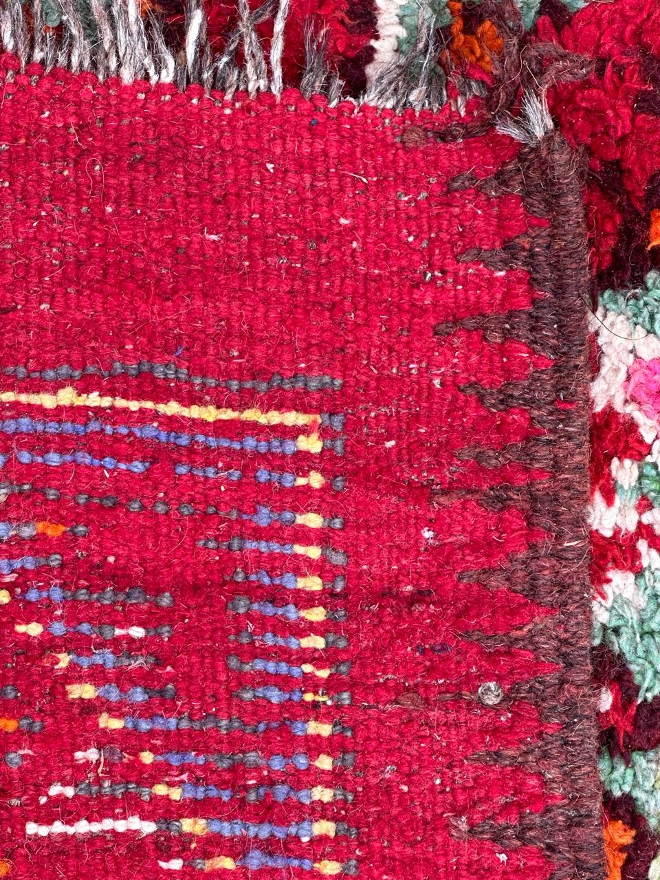 Nice Antique Moroccan tribal rug For Sale 5