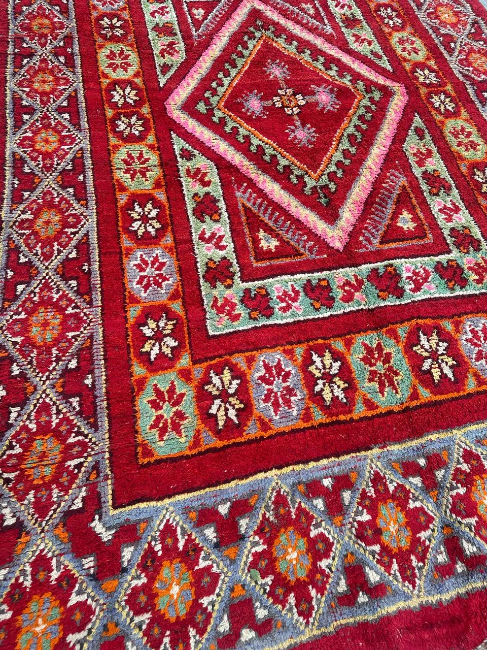 Tribal Nice Antique Moroccan tribal rug For Sale