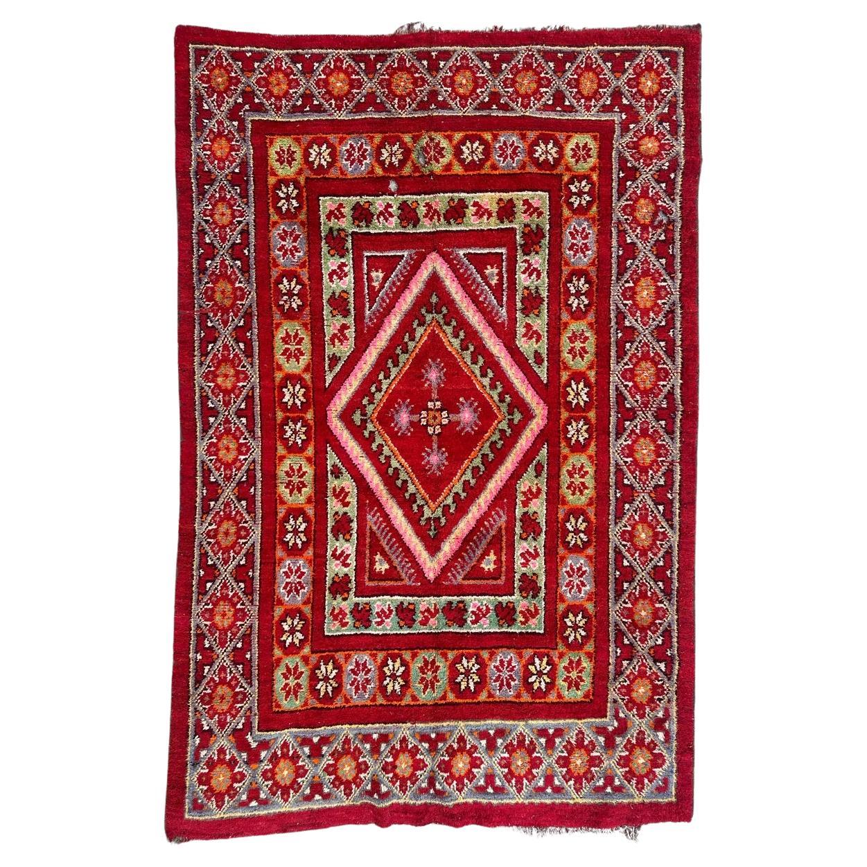 Bel tappeto tribale marocchino antico