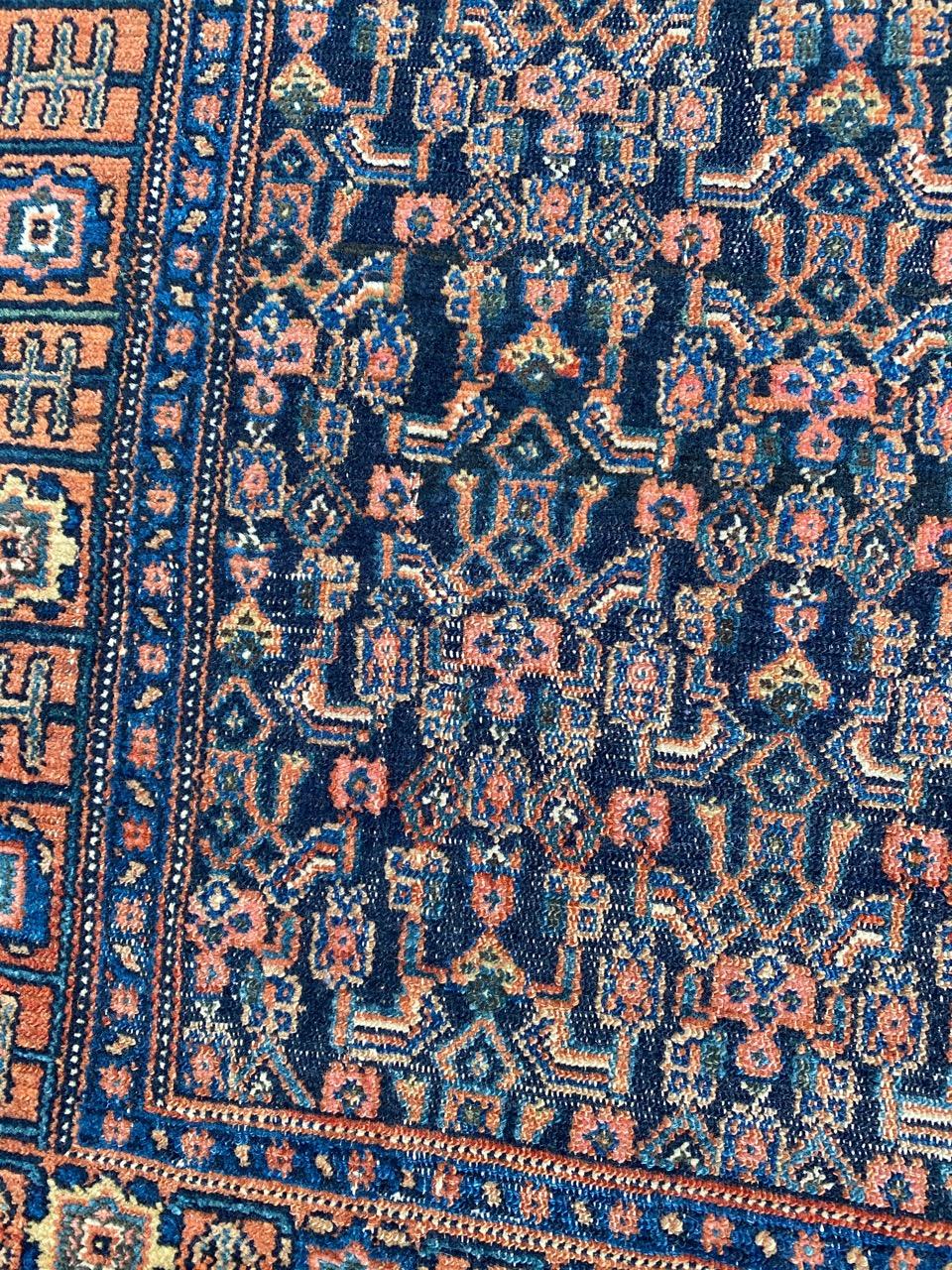 Bobyrug's Nice Antique Senneh Kurdish Rug im Angebot 5