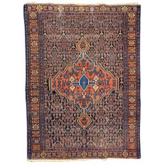 Bobyrug’s Nice Antique Senneh Kurdish Rug