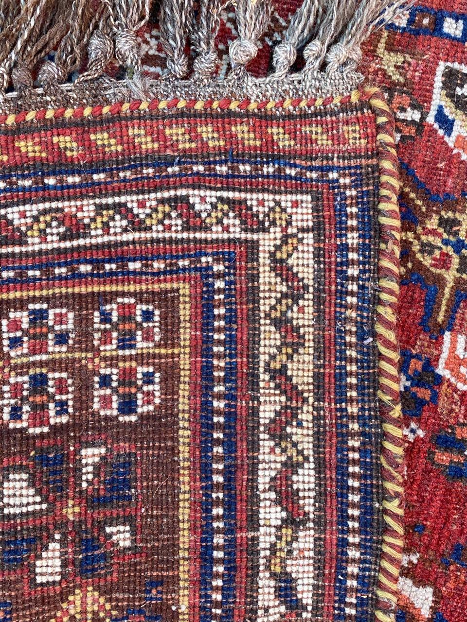 Bobyrug’s Nice Antique Shiraz Rug For Sale 8
