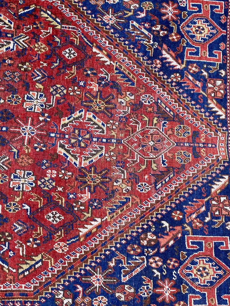 Asian Bobyrug’s Nice Antique Shiraz Rug For Sale