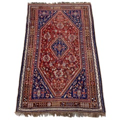 Bobyrug's Nice Antique Shiraz Rug (tapis ancien de Chiraz)