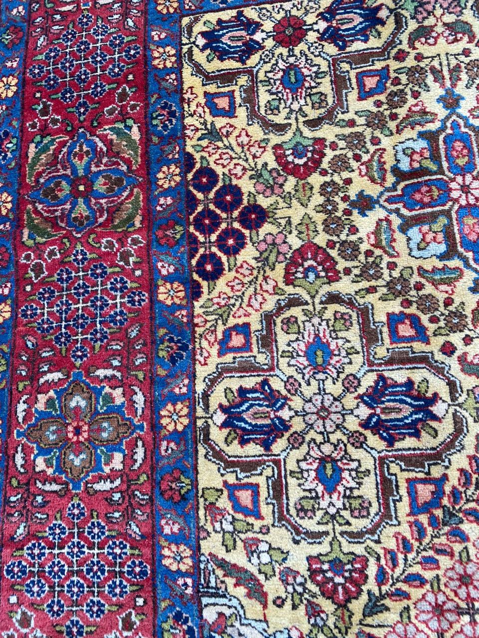 Bobyrug's Schöner Antiker Täbriz-Teppich im Angebot 2