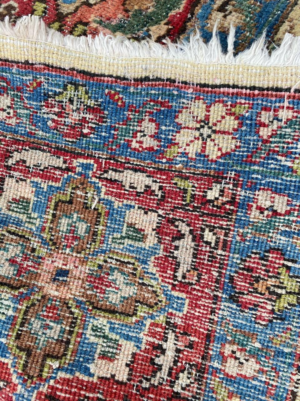Bobyrug's Schöner Antiker Täbriz-Teppich im Angebot 9