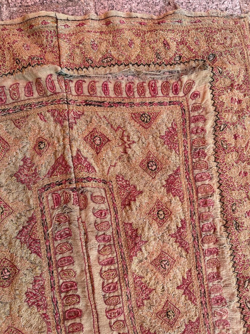 Bobyrug’s Nice Antique Termeh Embroidery  For Sale 3