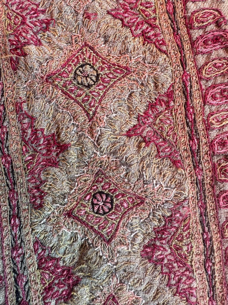 Bobyrug's Nice Antique Termeh Embroidery  im Angebot 6