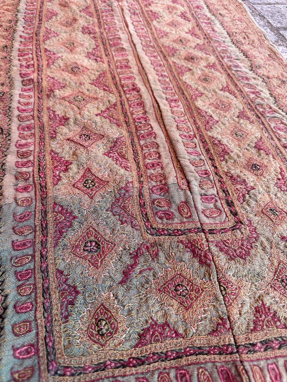 Bobyrug’s Nice Antique Termeh Embroidery  For Sale 7