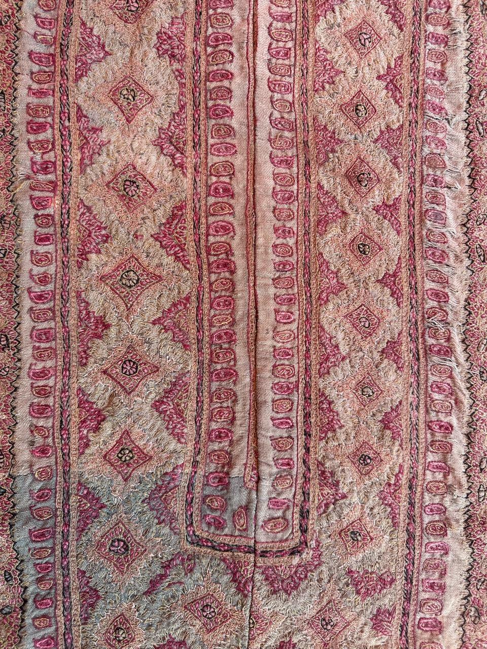 Bobyrug's Nice Antique Termeh Embroidery  (Kirman) im Angebot