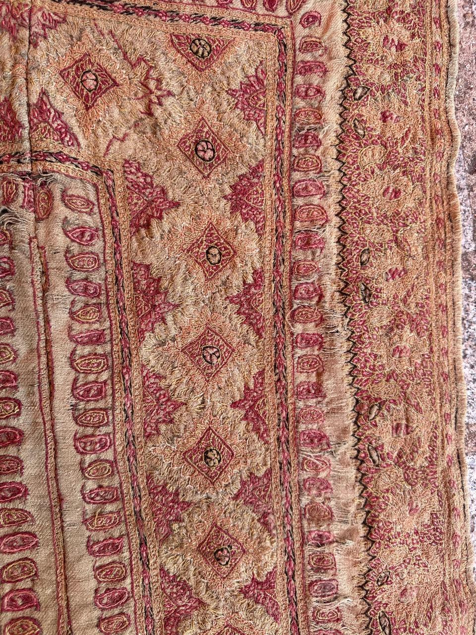 Wool Bobyrug’s Nice Antique Termeh Embroidery  For Sale