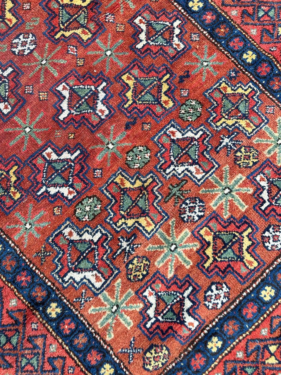 Nice antique tribal Kurdish rug For Sale 2