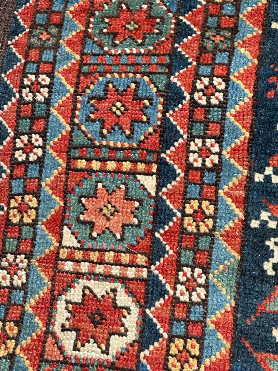 Nice antique tribal Kurdish rug For Sale 6