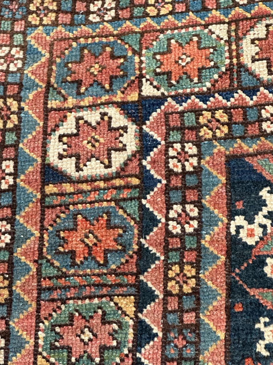 Nice antique tribal Kurdish rug For Sale 7