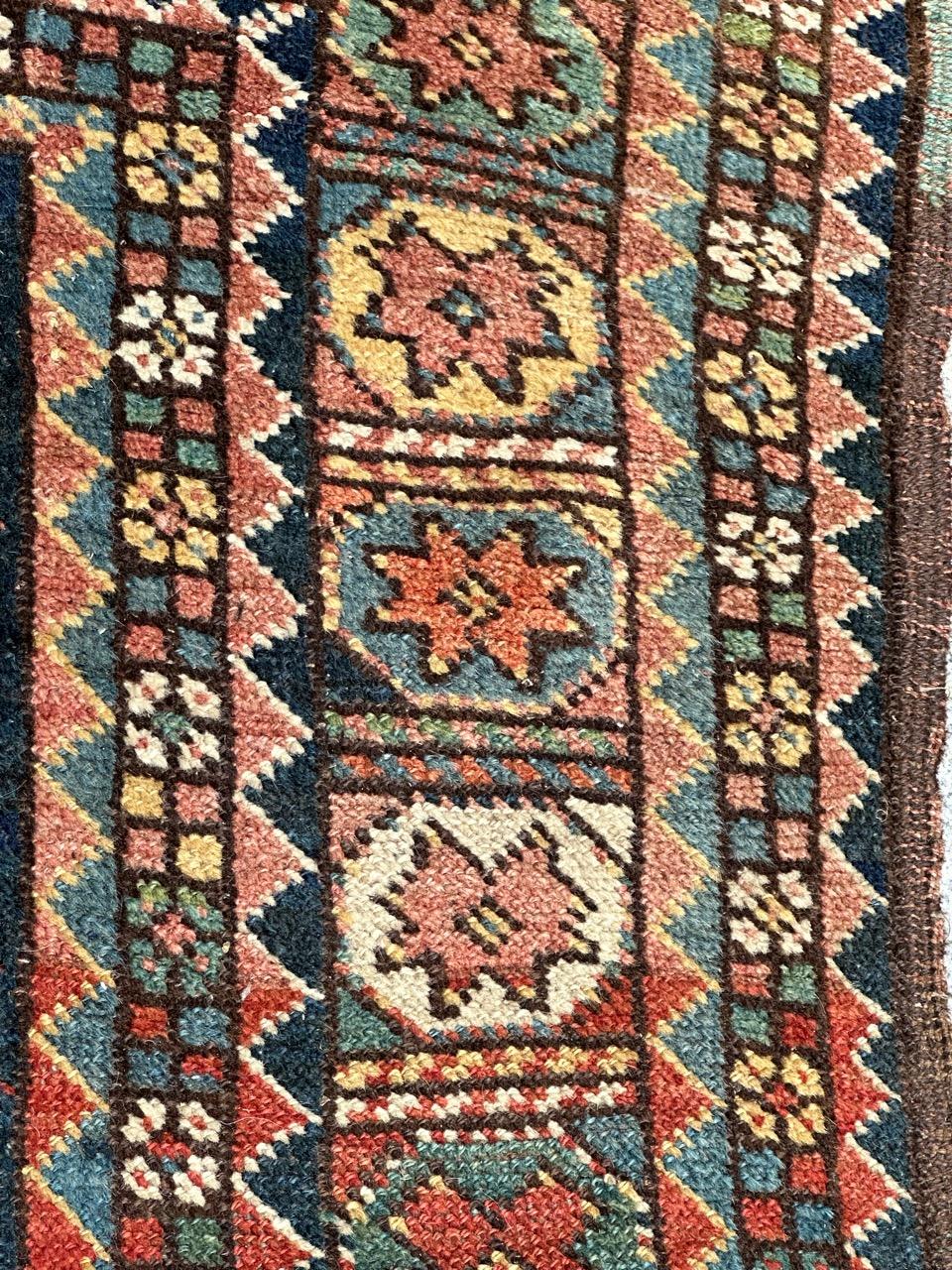Nice antique tribal Kurdish rug For Sale 8