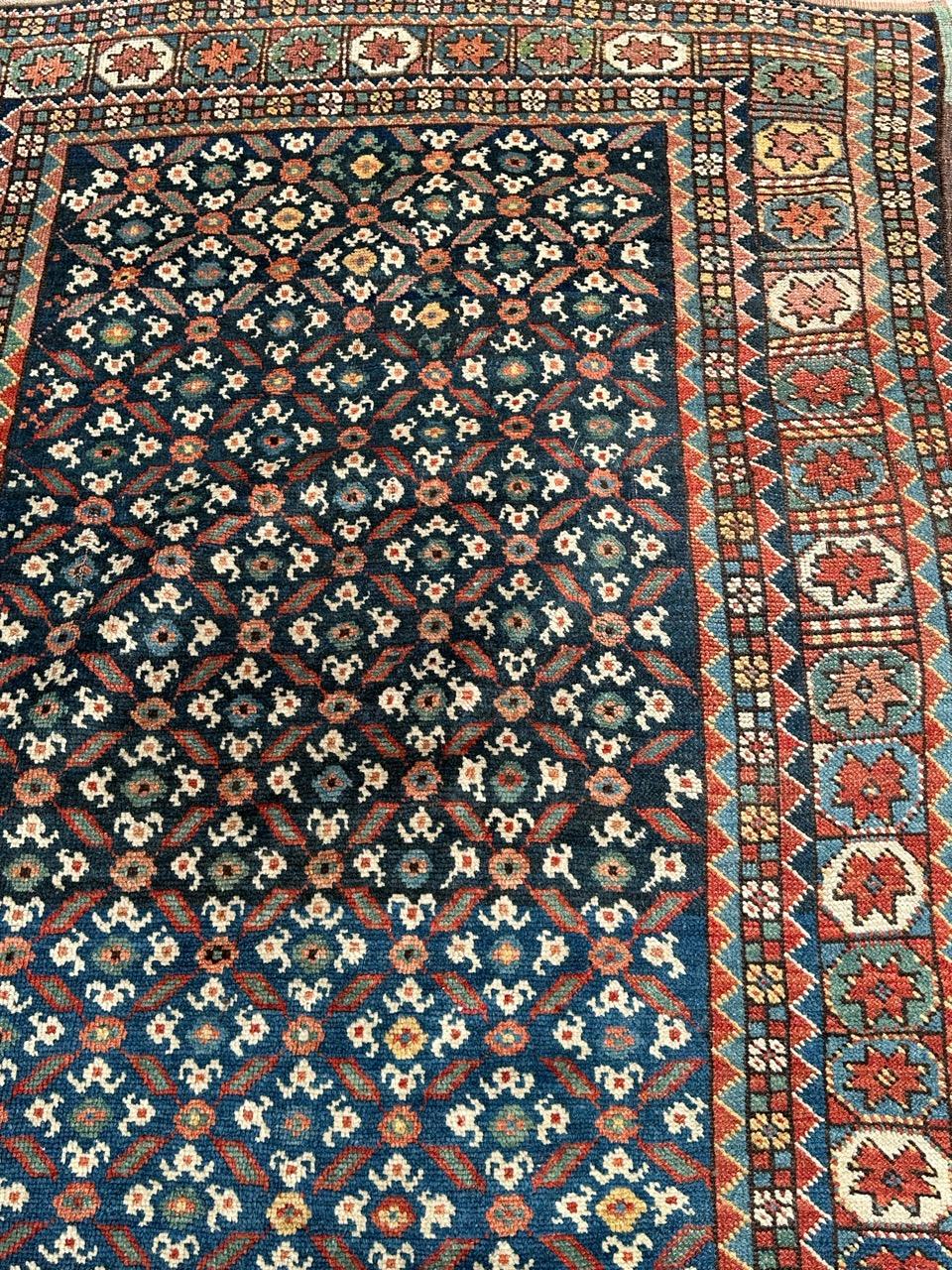 Nice antique tribal Kurdish rug For Sale 9