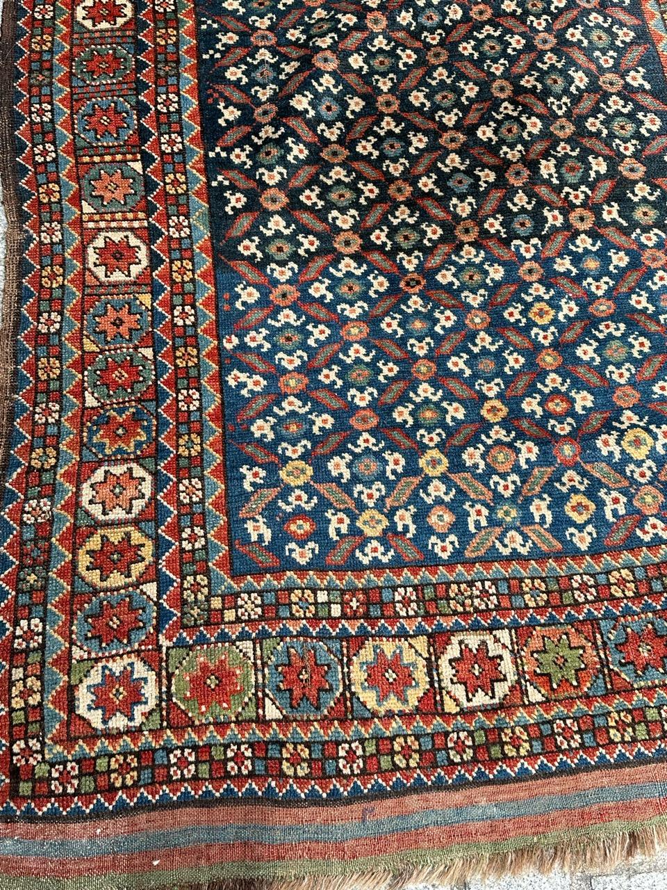 Tribal Nice antique tribal Kurdish rug For Sale