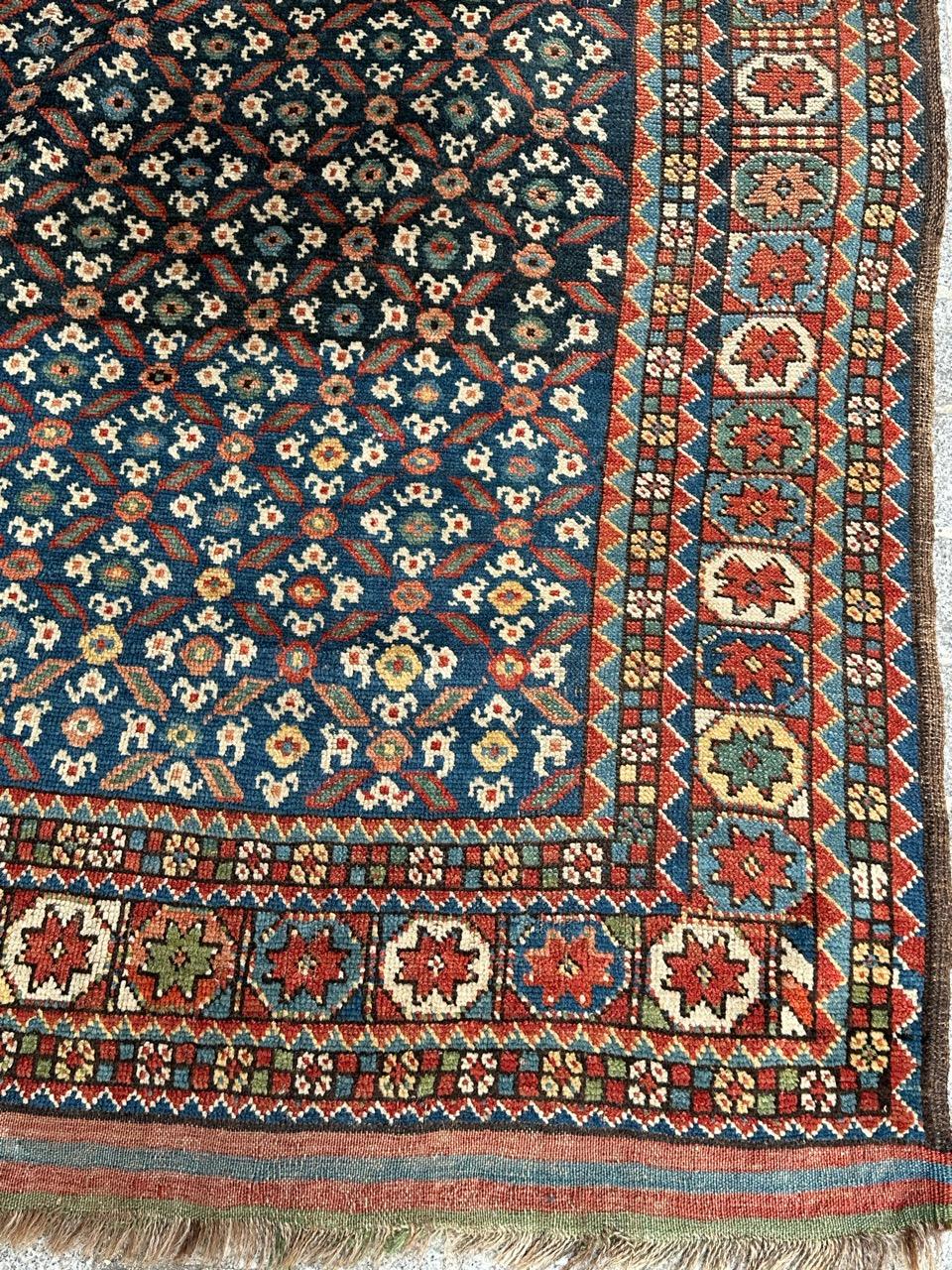 Asian Nice antique tribal Kurdish rug For Sale