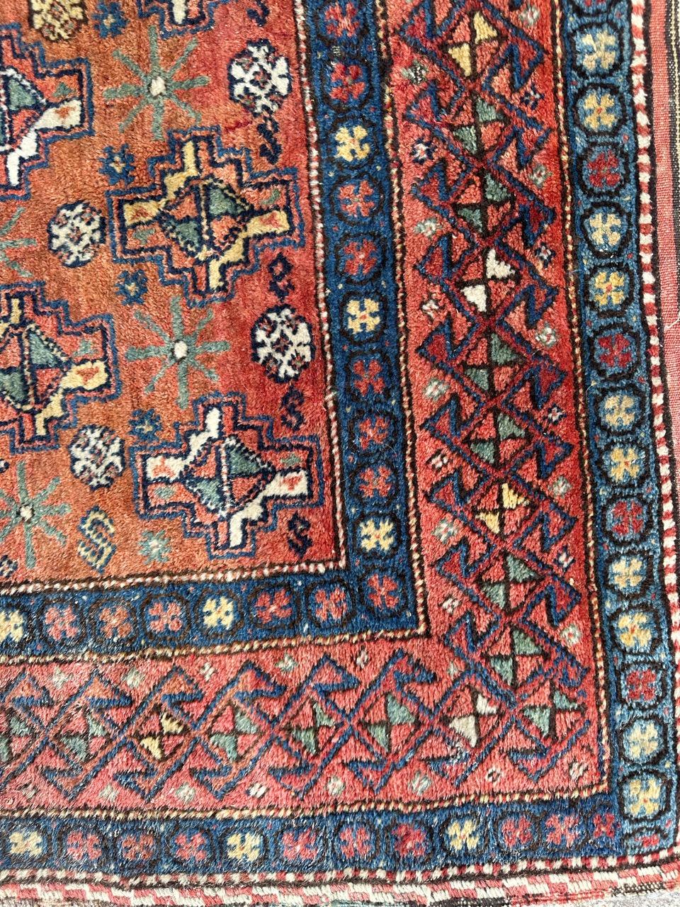 Nice antique tribal Kurdish rug In Good Condition For Sale In Saint Ouen, FR