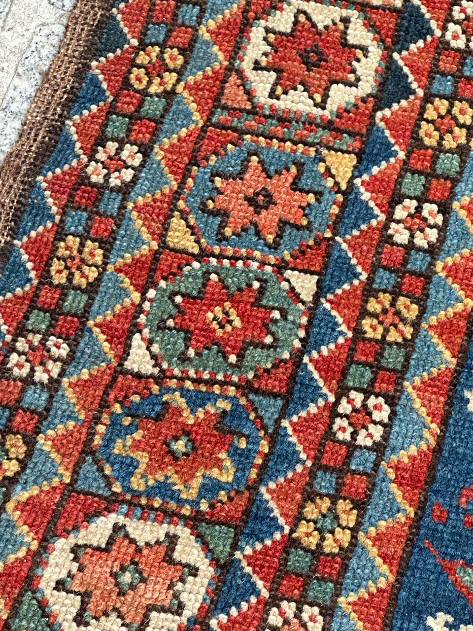 Nice antique tribal Kurdish rug In Good Condition For Sale In Saint Ouen, FR