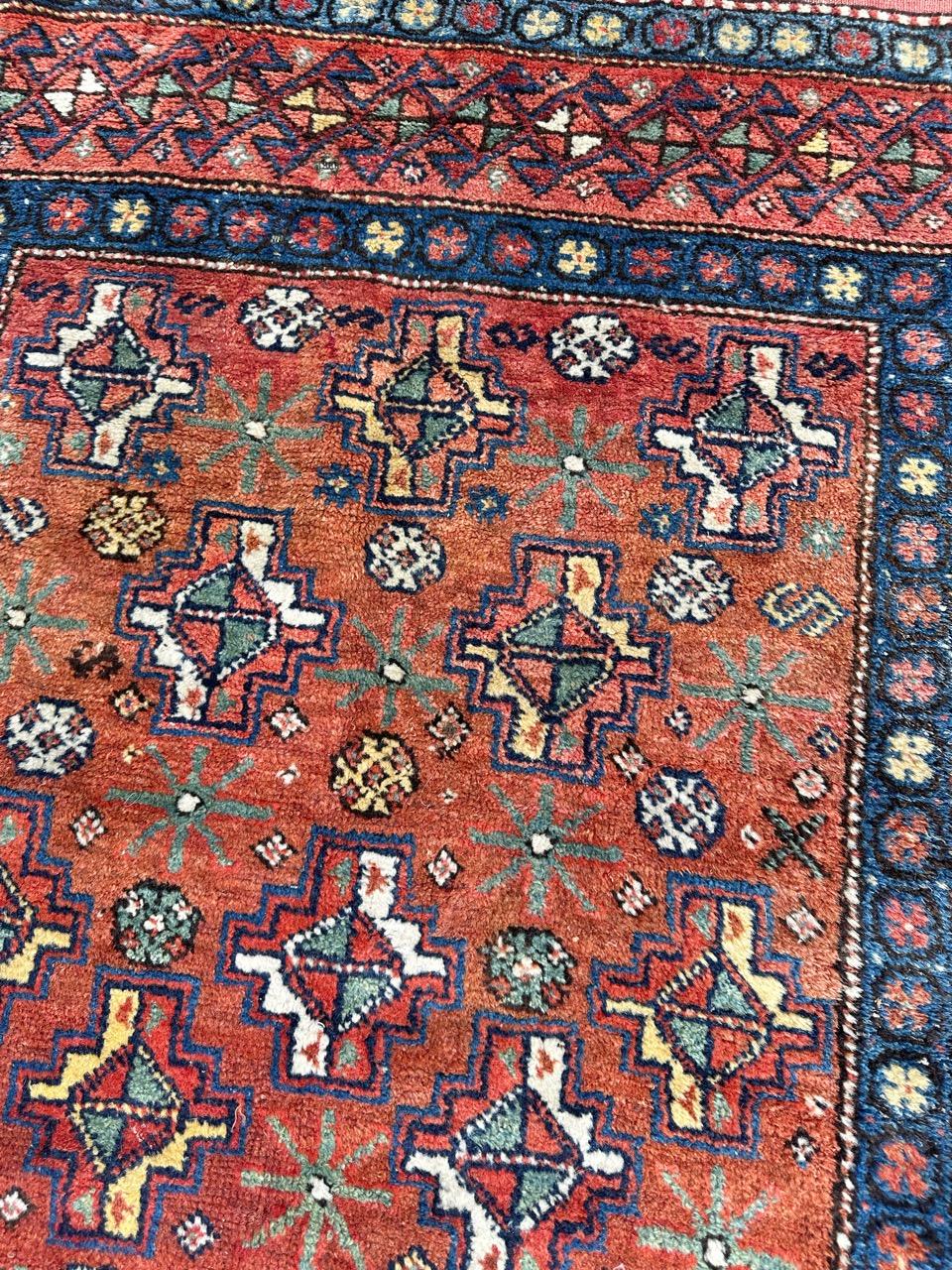 Nice antique tribal Kurdish rug For Sale 1