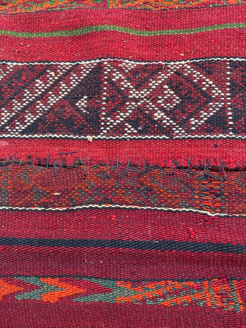 Nice Antique Tribal Turkmen Kilim Rug For Sale 3