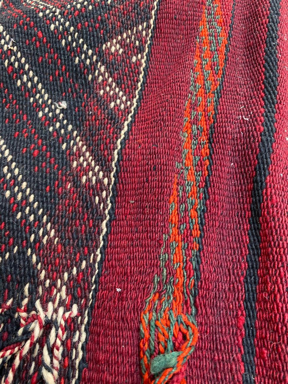 Nice Antique Tribal Turkmen Kilim Rug For Sale 10