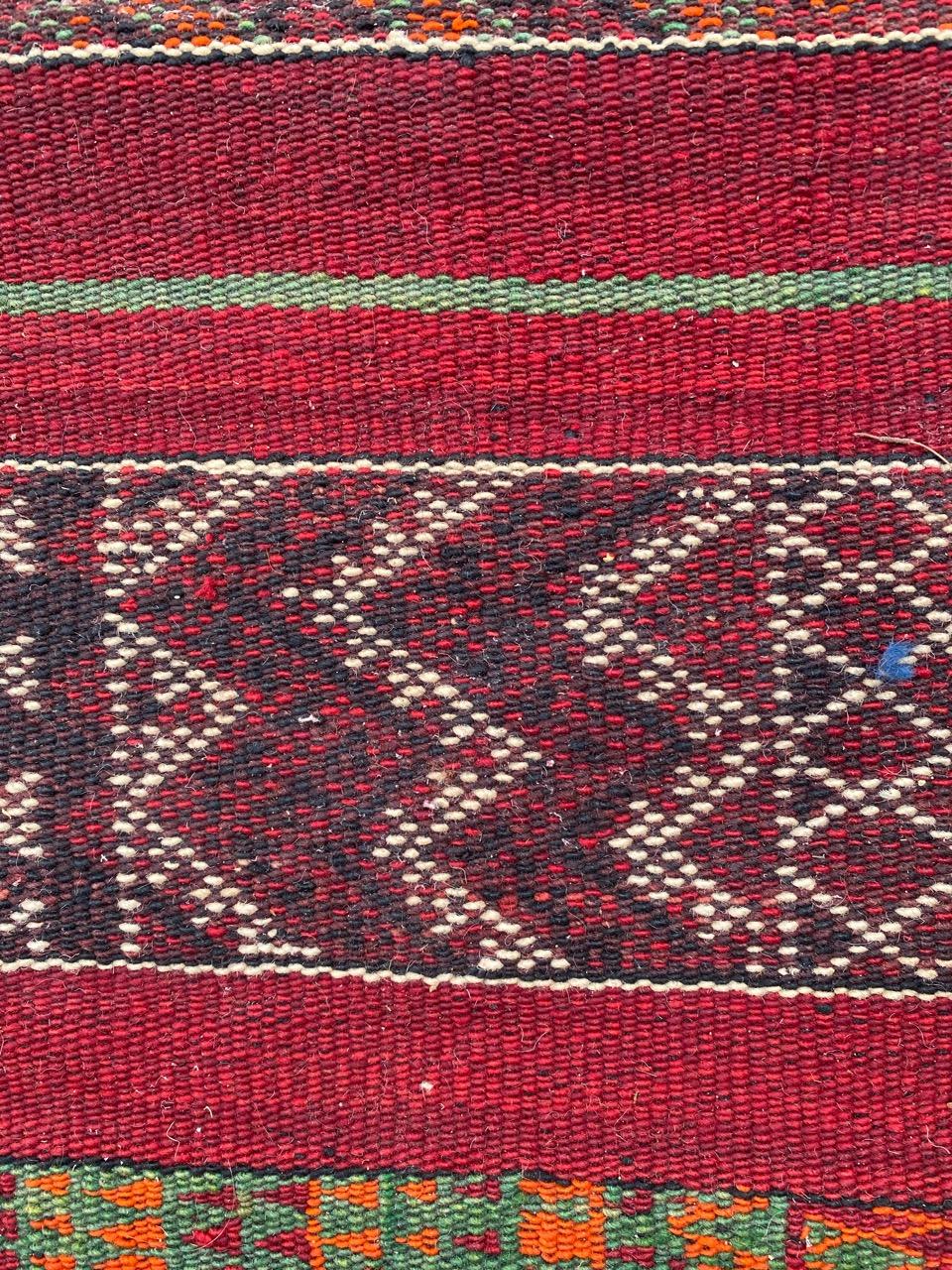 Nice Antique Tribal Turkmen Kilim Rug For Sale 1