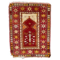 Bobyrug's Nice Antique Turkish Anatolian Rug