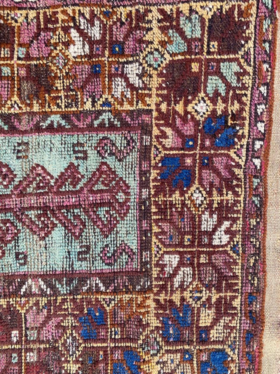 19th Century Bobyrug’s Nice Antique Turkish Mihrab Rug For Sale