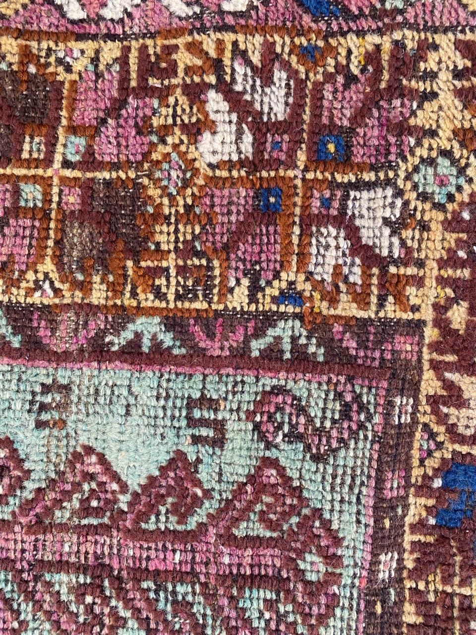 Wool Bobyrug’s Nice Antique Turkish Mihrab Rug For Sale