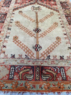 Bobyrug’s Nice Antique Turkish Oushak Rug