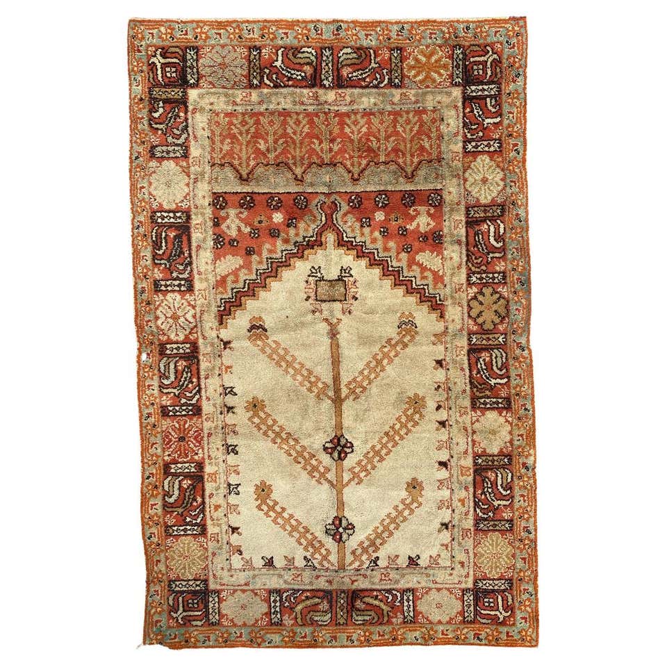 Antique Turkish Oushak Rug with Modern Shaker Style For Sale at 1stDibs ...