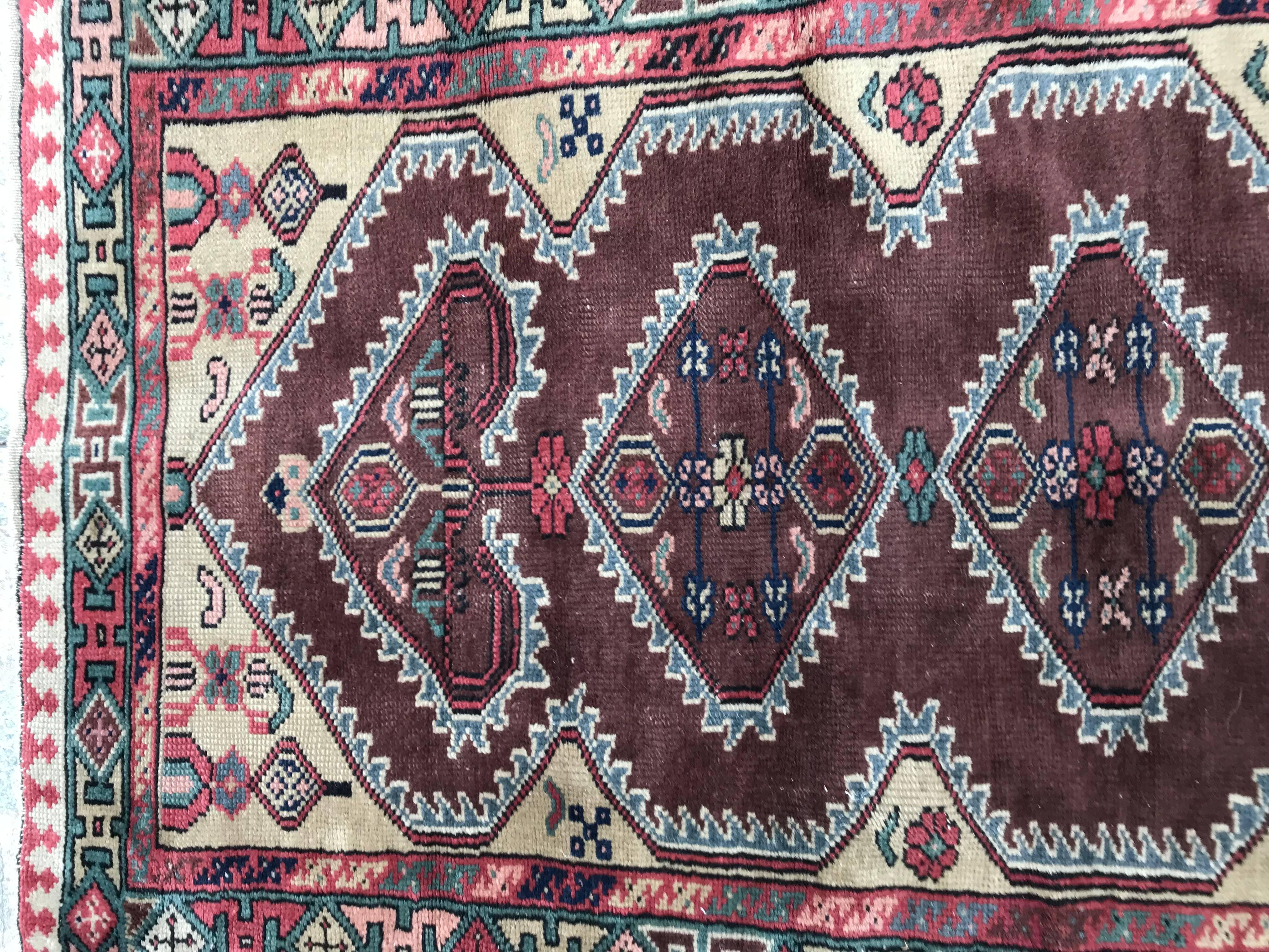 Kazak Bobyrug’s Nice Antique Turkish Rug For Sale