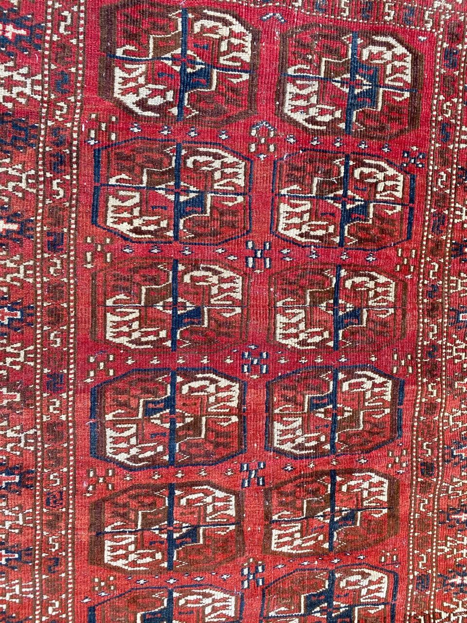 Kazak Nice Antique Turkmen Boukhara Rug