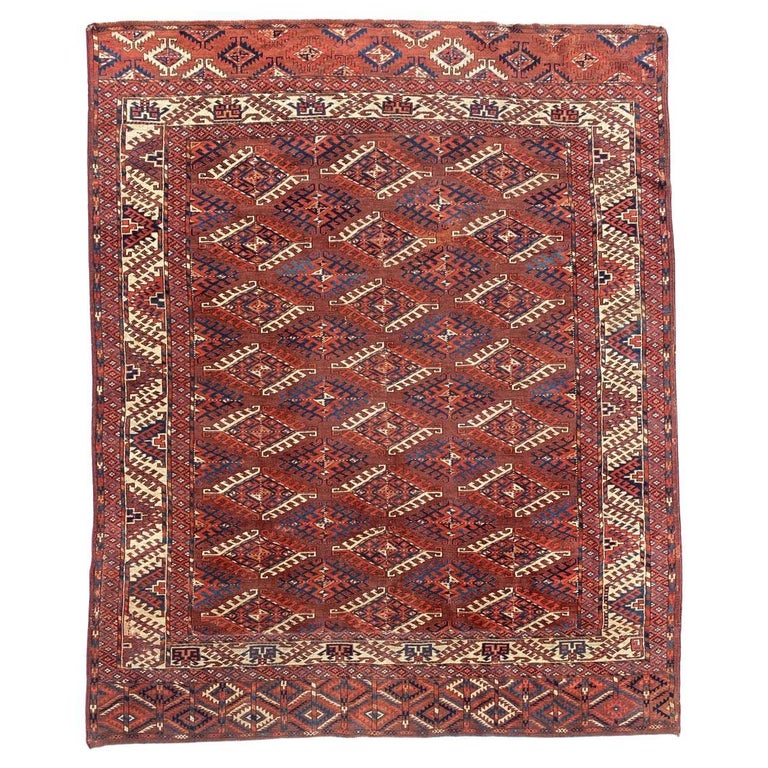 Yumosh Rug Nice Antique Turkmen Yumut Rug For Sale at 1stDibs