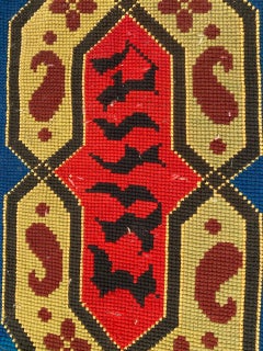 Nice Antique Valance Needlepoint Tapestry