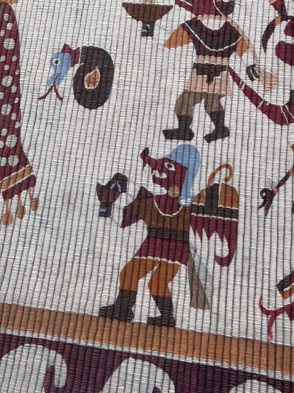 Nice art deco period Peruvian tribal tapestry For Sale 5