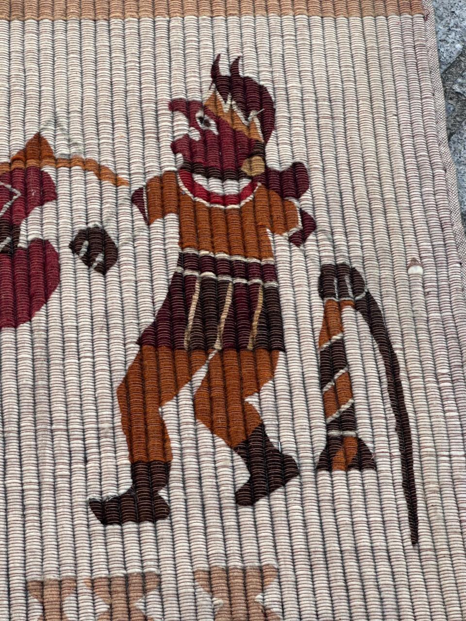 20th Century Nice art deco period Peruvian tribal tapestry For Sale
