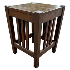 Bonito Tabouret Arts & Crafts - Stickley era W8344