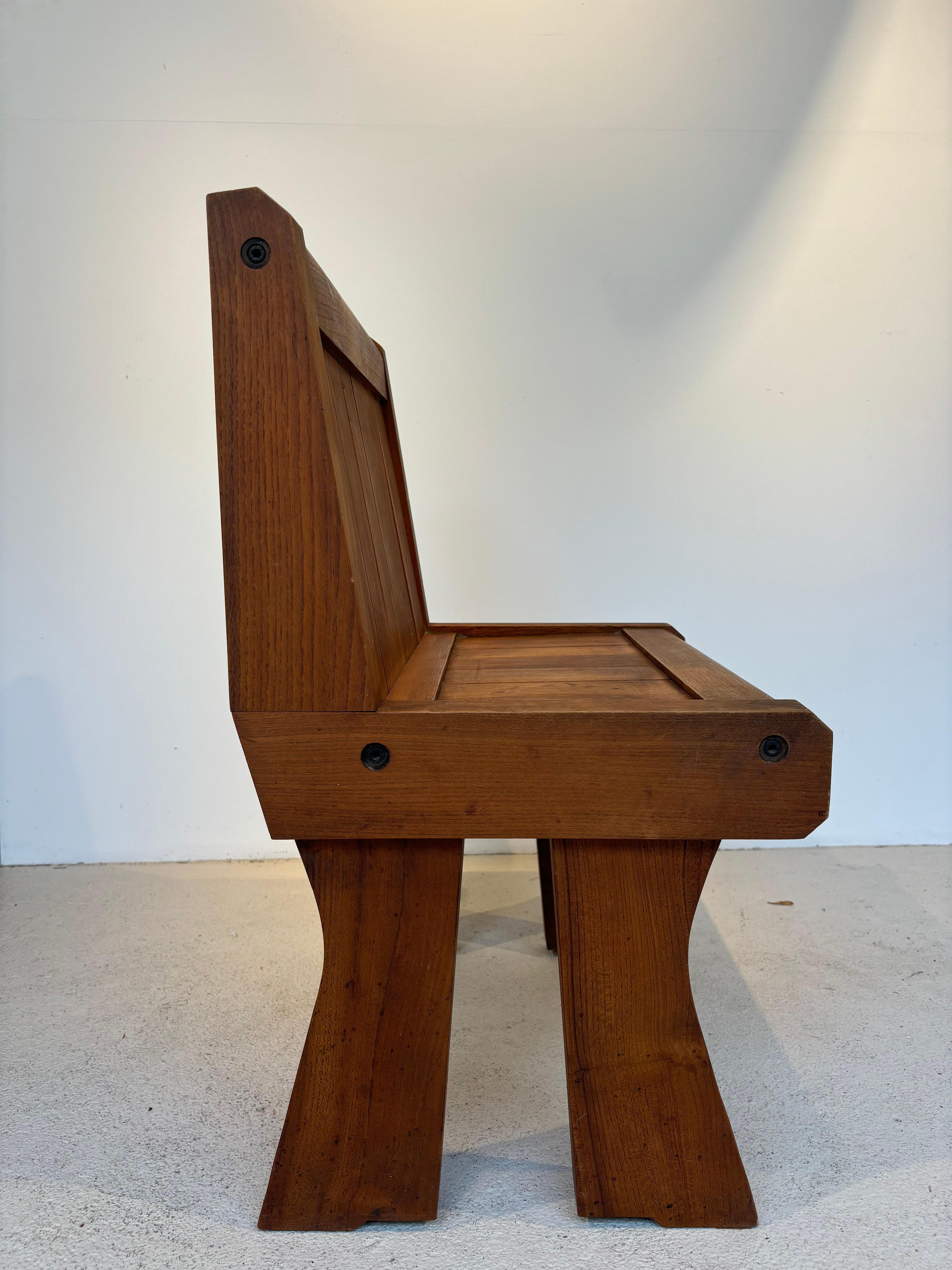 Nice bench by Claude Demoyen In Good Condition For Sale In SAINT-OUEN-SUR-SEINE, FR