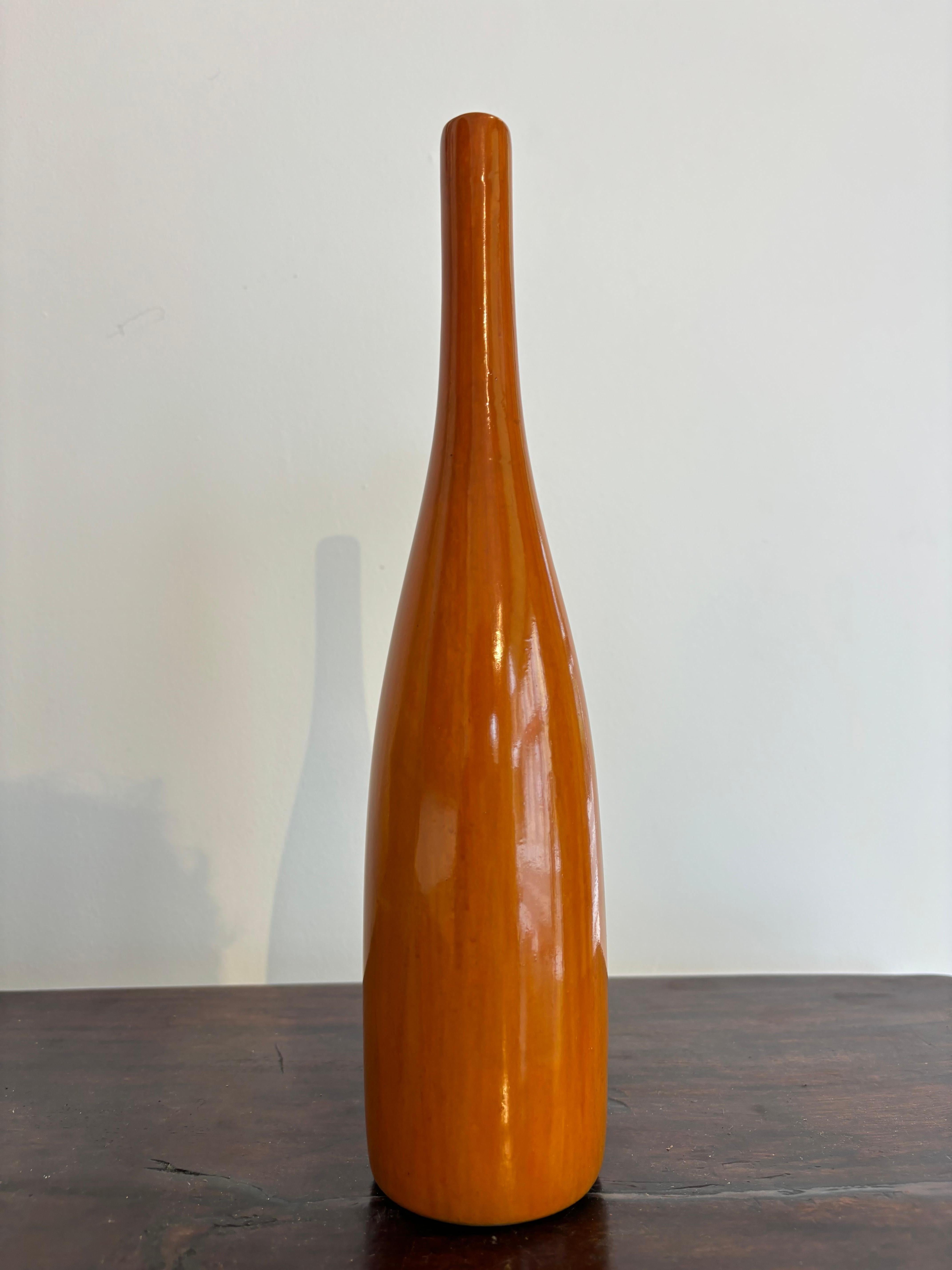 Ceramic Nice bottle by Jacques and Dani Ruelland For Sale