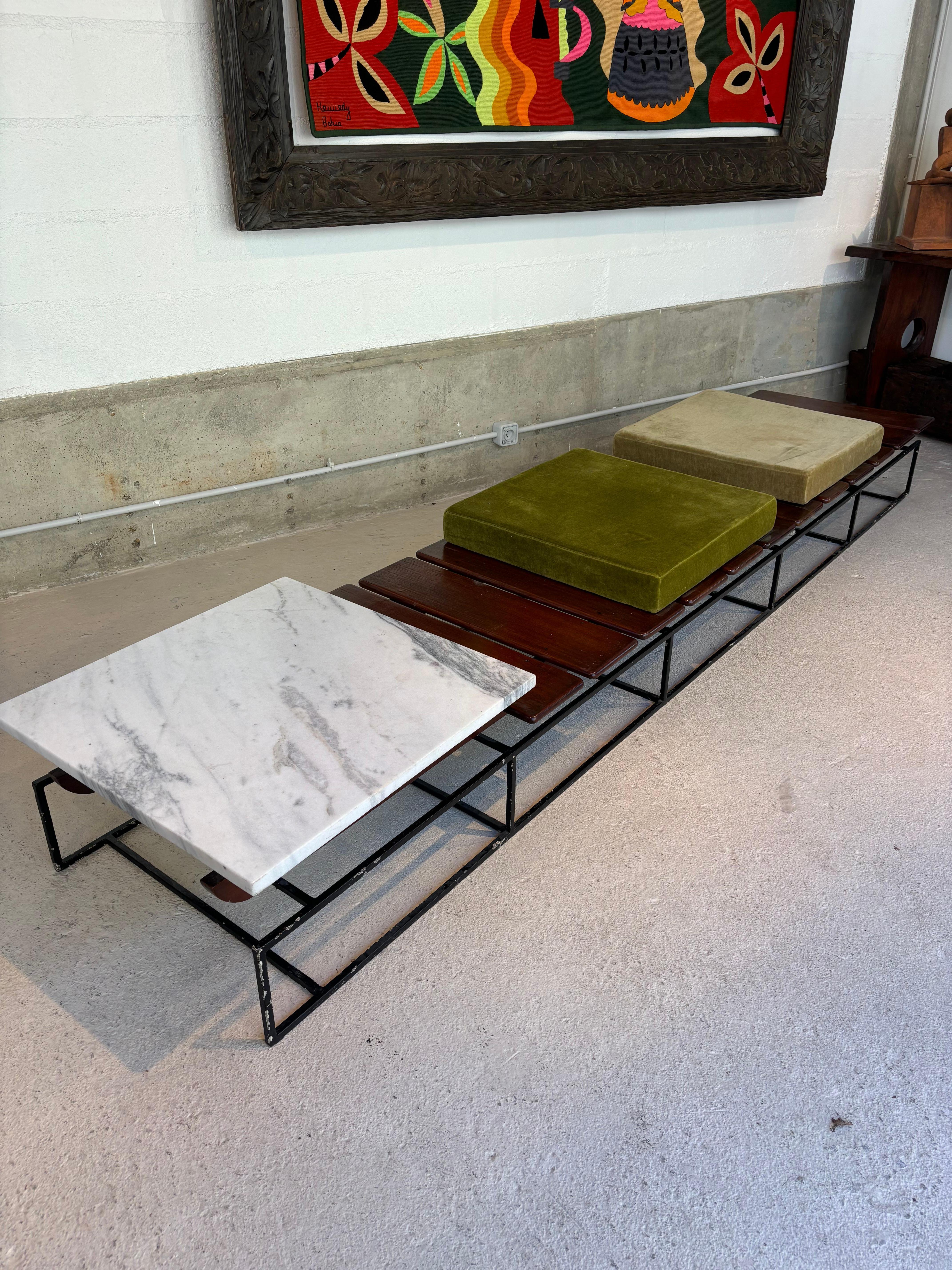 Joli banc brésilien attribué à Zalszupin en vente 5